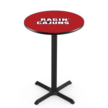 Holland Bar Stool Co 42" Blk Wrinkle Louisiana-Lafayette Pub Table L211B4228LA-Laf